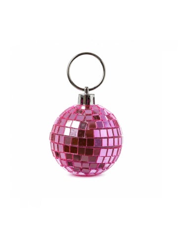 SATISFIRE 12x Spiegelkugel Mini Discokugel D: 5cm in rosa