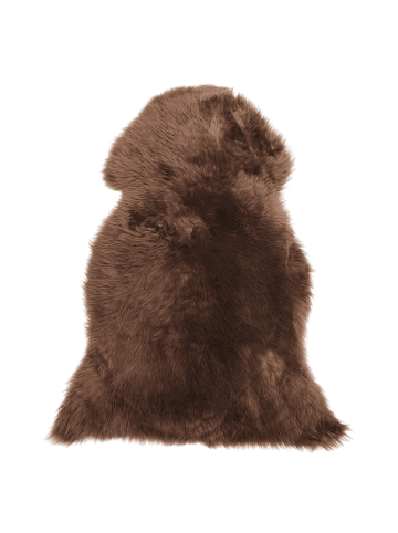 Beliani Schaffell ULURU in Braun - (W) 65 x (H) 8 x (L) 100 cm