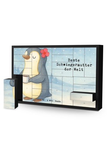 Mr. & Mrs. Panda Befüllbarer Adventskalender Pinguin Beste Schwi... in Weiß