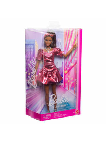 Mattel Spielzeug - Barbie Deluxe Style im rosa Metallic Outfit