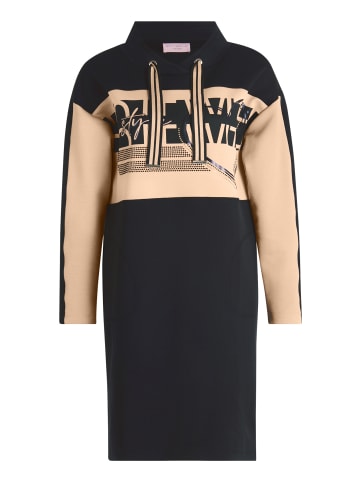 Betty Barclay Jerseykleid langarm in Patch Beige/Black