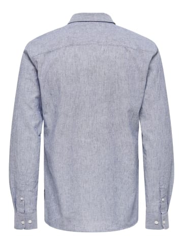 Only&Sons Hemd  'Casey' in blau