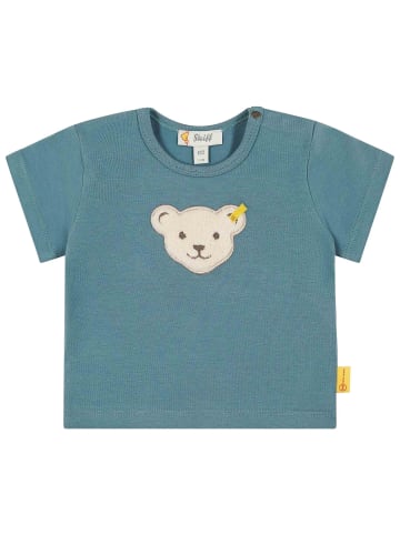 Steiff T-Shirt in Mittelblau (Bluestone)