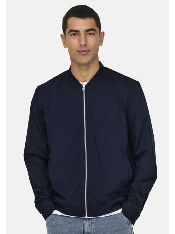 Only&Sons Bomberjacke 'Mark' in dunkelblau