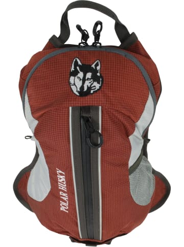 Polar Husky Daypack Rucksack 3 l Faster in Dunkelrot/Hellgrau