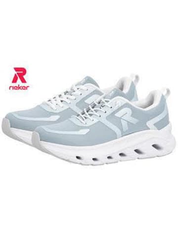 rieker Damen- Schnürschuhe  in Grau