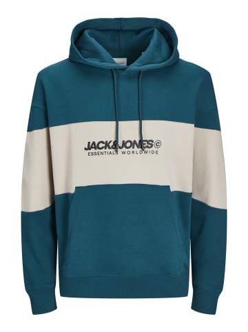 Jack & Jones Kapuzenpullover in Deep Teal