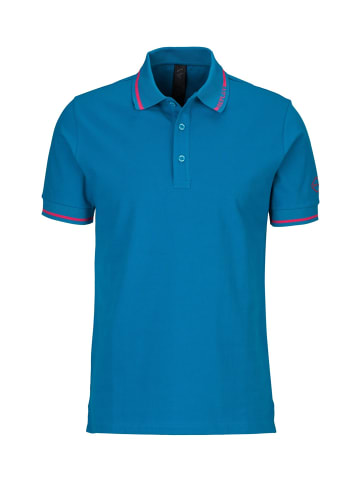 Replay Poloshirt Stretch Piquet in blau