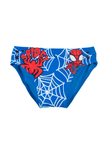 Spiderman Badehose Slip in Blau