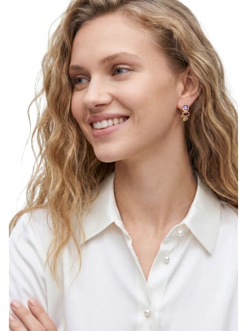 gaya Women Earrings in Rose Gold Multicolor