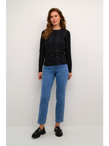 Kaffe T-shirt KAeline Slim fit in Black Deep