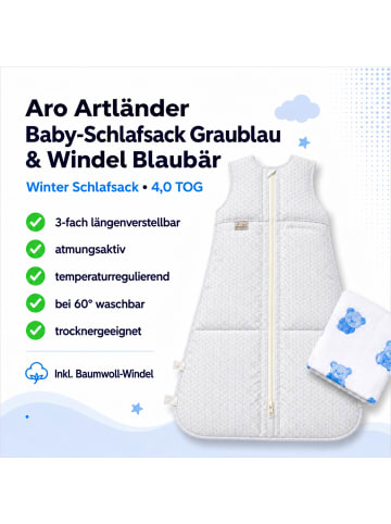 Kinderhaus Blaubär Daunenschlafsack TOP in Honigwabe