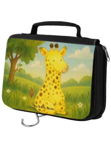 Mr. & Mrs. Panda Kulturtasche Giraffe Zufrieden Design ohne Spruch in Weiß