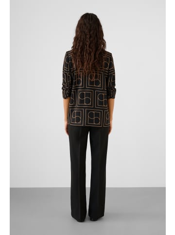 Soaked in Luxury Blazer SLShirley Casual fit in Black W. walnut Monogram