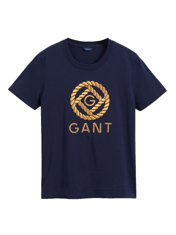 Gant T-Shirt 1er Pack in Blau