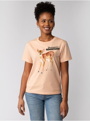 wat? Apparel T-Shirt Underground Rehsistance in Fraiche Peche