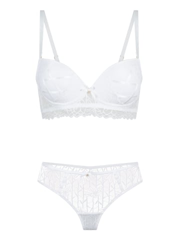 Linga Dore up BH set Push in Weiß