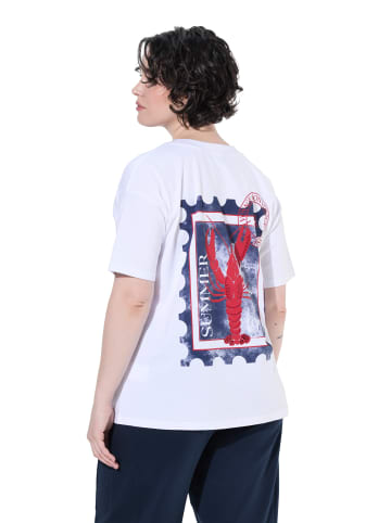 Ulla Popken Shirt in schneeweiß