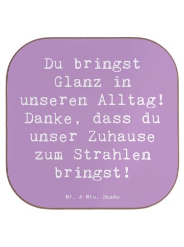 Tischschoner Spruch Glanz Putzfrau mit Spruch in Lavendeltraum