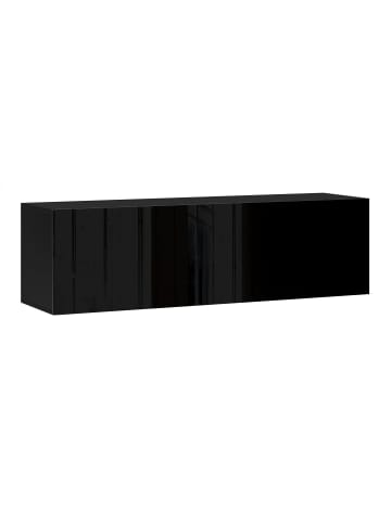 Feldmann-Wohnen Lowboard Vivo schwarz Hochglanz 140 / 38 / 40cm