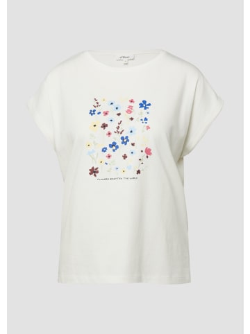 s.Oliver T-Shirt in 02D0_creme