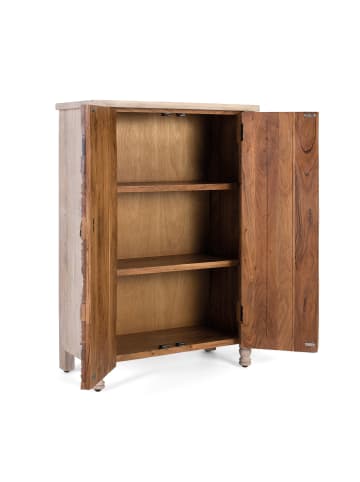 Giner y Colomer Kleiderschrank aus recyceltem Eichenholz, 85 cm, im Boho-Ethno-Stil