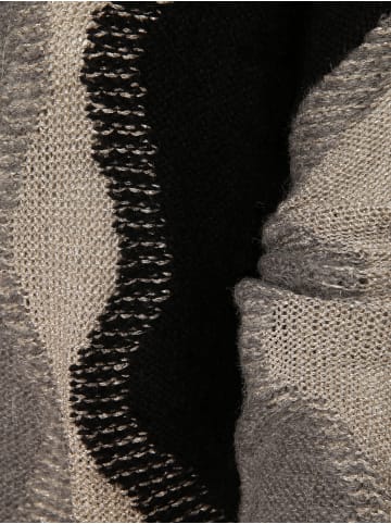 TAIFUN Pullover in schwarz grau