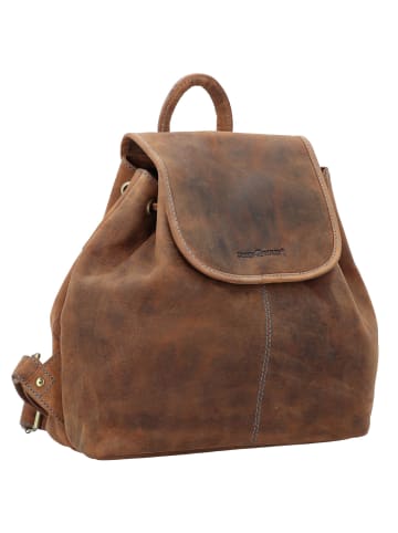 Greenburry Vintage Santana City Rucksack Leder 30 cm in brown