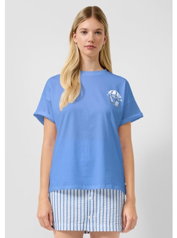 QS T-Shirt  in  54D0_hellblau
