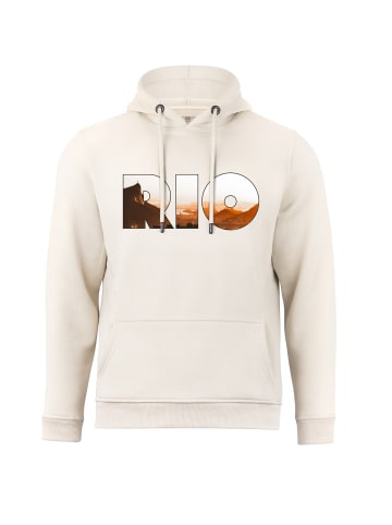 Cotton Prime® Skyline Hoodie "Rio de Janeiro" - Weltenbummler Kollektion in Sand