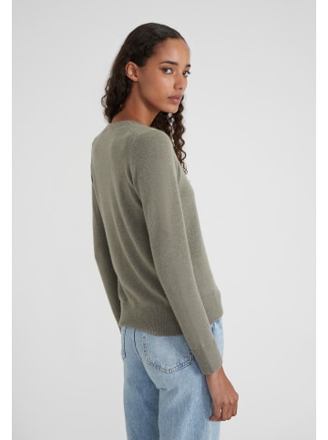 Style Republic Kaschmirpullover V-Neck in olive melange