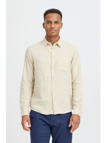 BLEND Leinenhemd BHMLinex in Beige