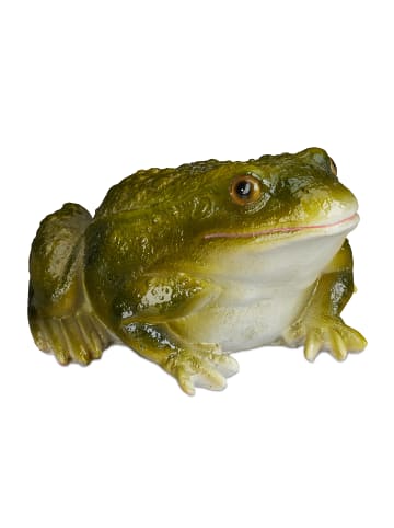 relaxdays Gartenfigur Frosch in Grün