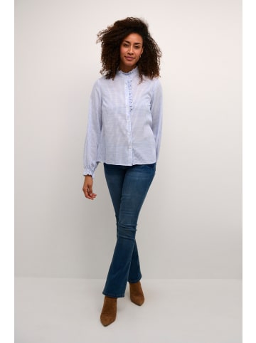 Cream Langarm - Hemd CRBisca in Blue Stripe