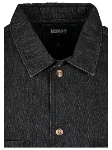 Urban Classics Hemden in black stone washed