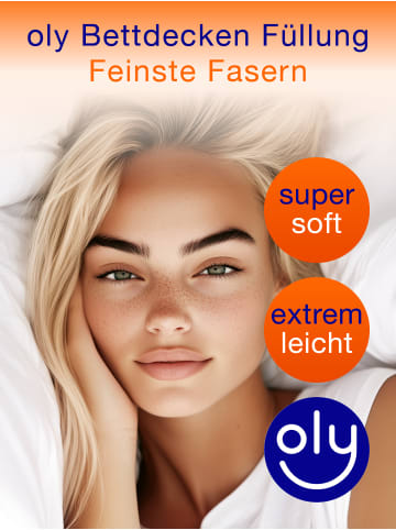 oly WARMY Ganzjahresbettdecke ''WARM'' in Weiß