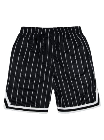 Karl Kani Shorts Small Signature Pinstripe in Schwarz