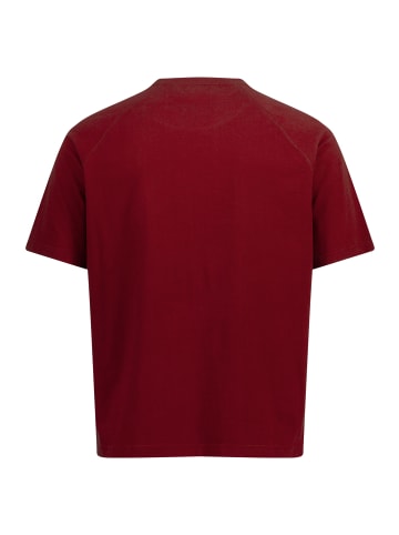 JP1880 Kurzarm T-Shirt in dunkel kirschrot