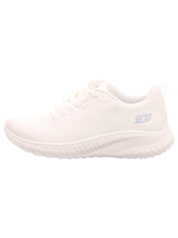 Skechers Damenschnürrschuhe halb modisch BOBS SQUAD CHAOS - FACE OFF in  Weiß