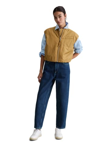 Marc O'Polo DENIM Blouson-Weste im Aviator-Stil relaxed cropped in Golden Ocher