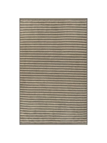 Cawö Cawö Badematten Two-Tone Stripes 480 graphit - 70 in graphit - 70