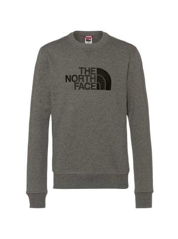 The North Face Sweatshirt DREW PEAK in tnf medium grey heather-tnf black