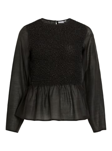 Vila Oberteil mit langen Ärmeln in Black