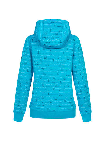 DEPROC Active Kapuzensweatshirt ANKERGLUTWELLE in Blau