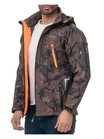 Geographical Norway Herren Regular Fit Softshelljacke  in Khaki
