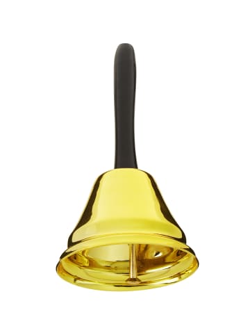 tectake Vielseitig einsetzbare Handglocke, gold