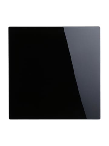 relaxdays Magnettafel in Schwarz - 40 x 40 cm