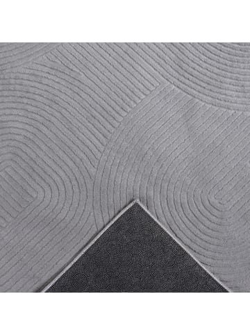 KADIMA DESIGN Läufer Geometrisch rutschhemmend pflegeleicht Wohnzimmer Flur in Grau