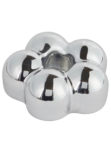 Butlers Kerzenhalter BLOOM 6er-Set in Silber