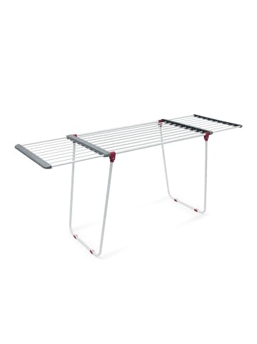relaxdays Trockenständer in Weiß - (B)199 x (H)91 x (T)63 cm